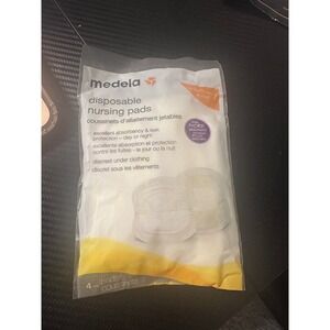 Medela Disposable Nursing Pads Excellent Absorbency Leak Protection 4 Count‎